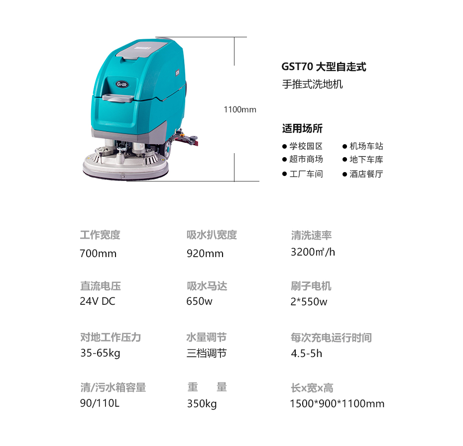 技术参数GST70-PC端